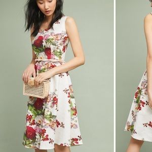 NWT Anthropologie Eva Franco Linen Garden Dress 2